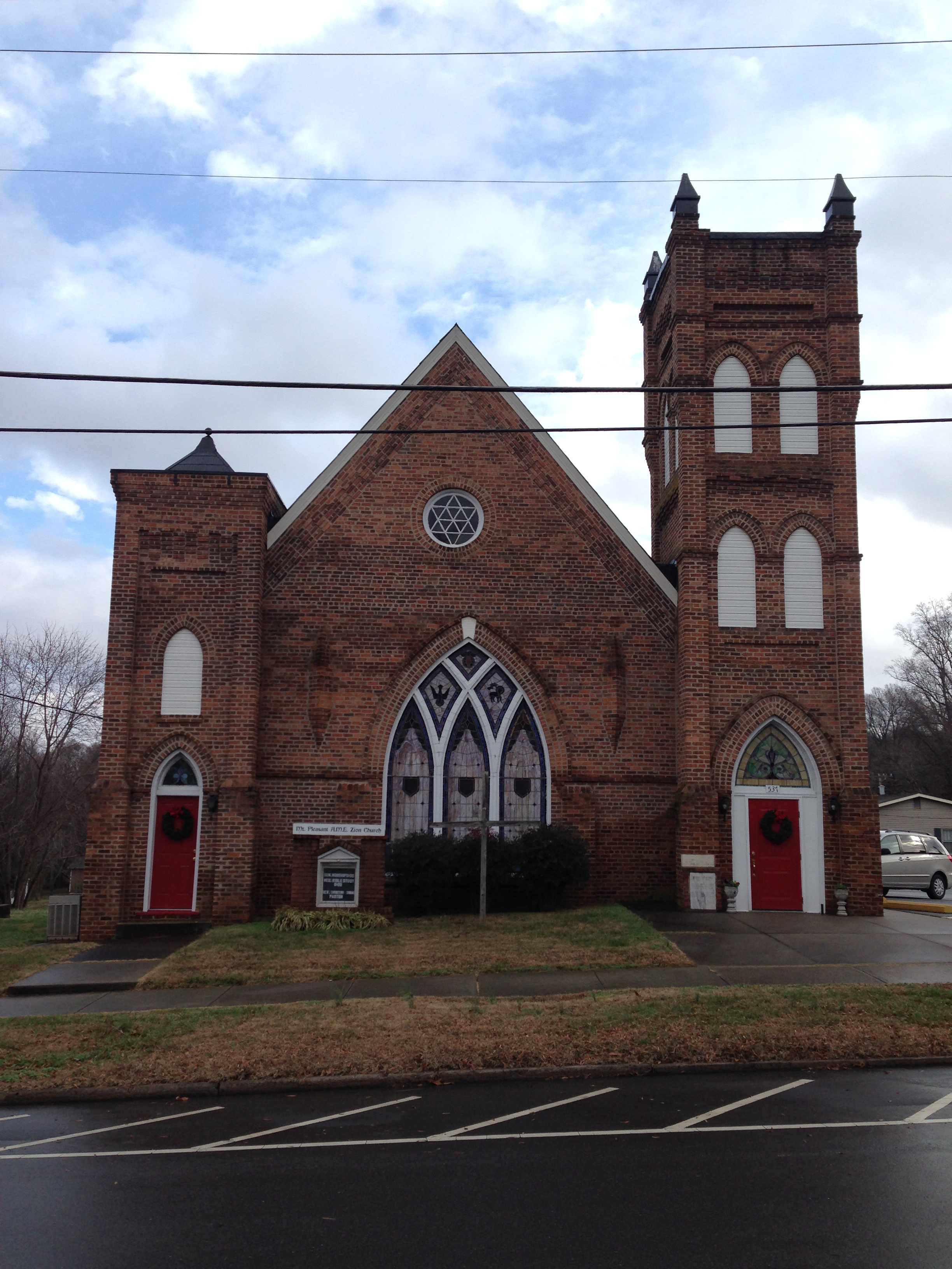 Church home, no. 7: Center Street African Methodist Episcopal Zion Church, Statesville ...2448 x 3264